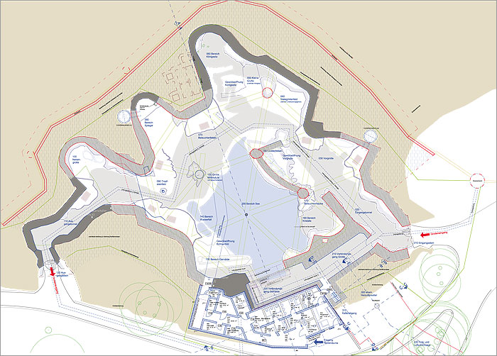 Picture: Layout of Venus Grotto