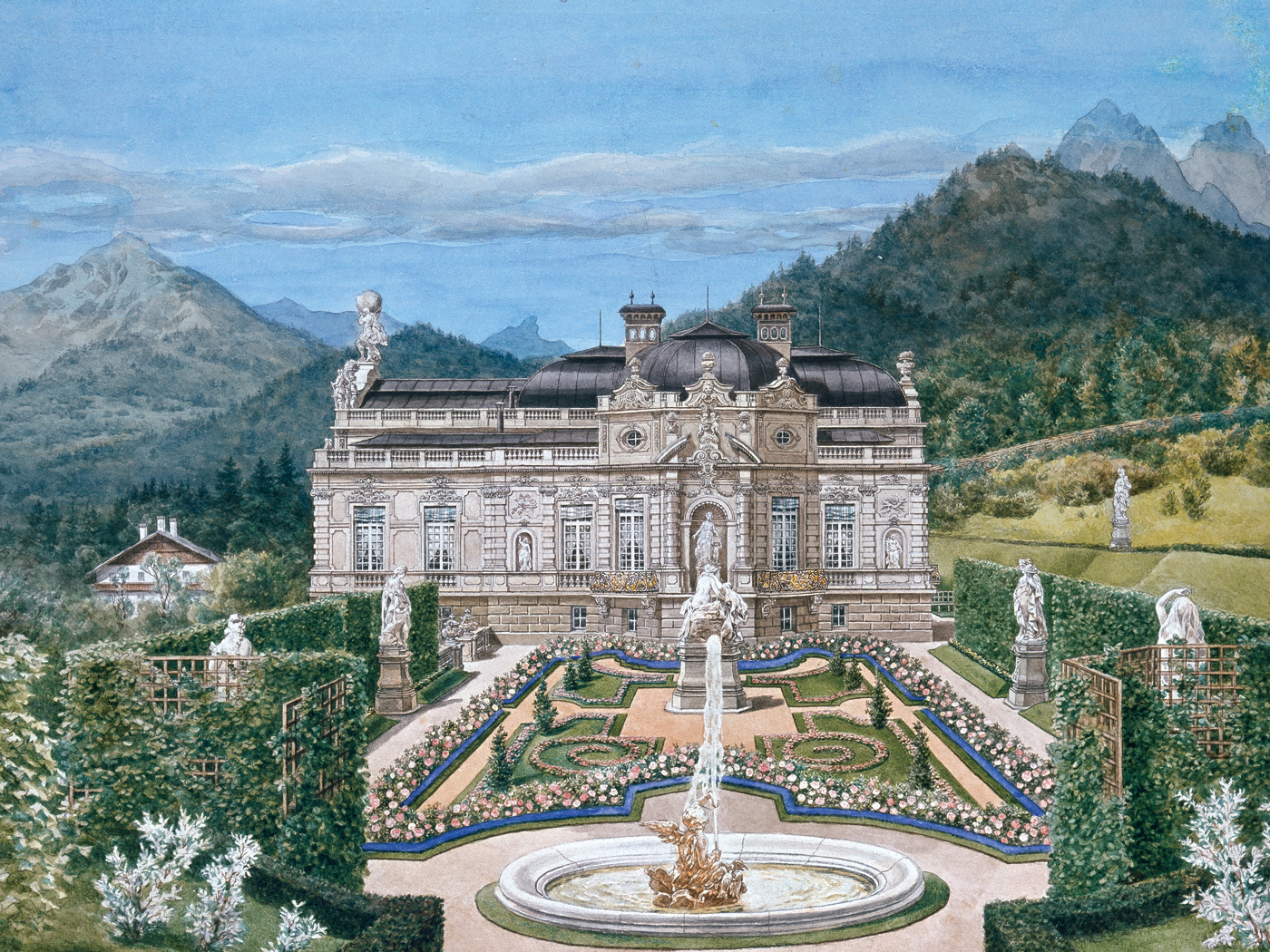 Bavarian Palace Administration Linderhof Palace And Park