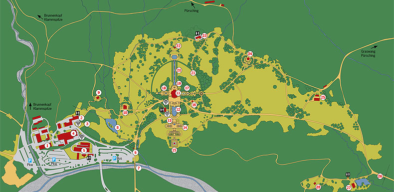 externer Link zum Gesamtplan Linderhof (PDF)