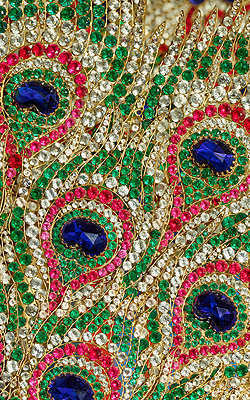 Bild: Maurischer Kiosk, Pfauenthron, Detail